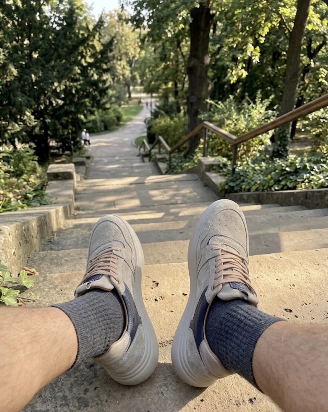 Кеди Beige & Navy, Кросівки, купити взуття