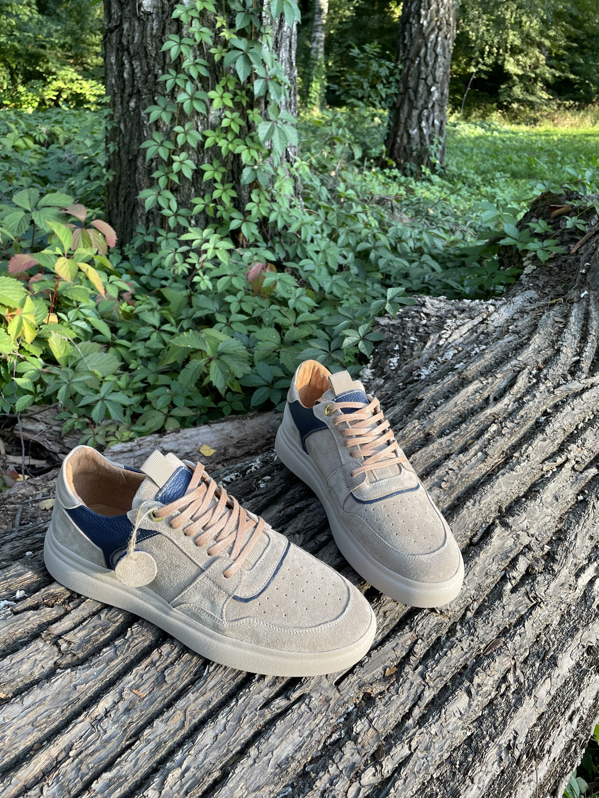 Кеди Beige & Navy, Кросівки, купити взуття