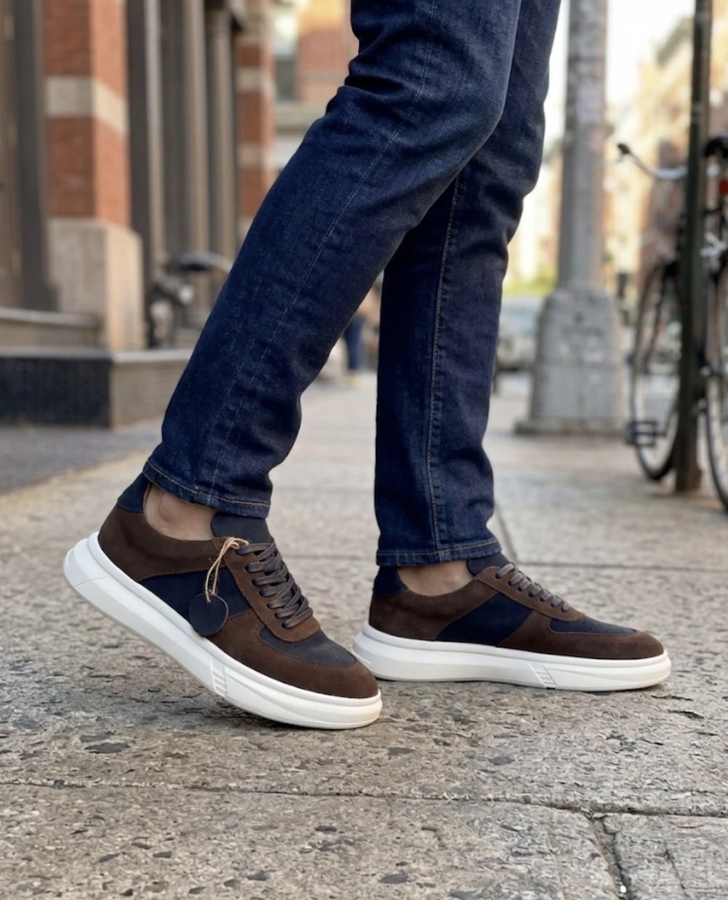 Кеди Brown & Navy, Кросівки, купити взуття