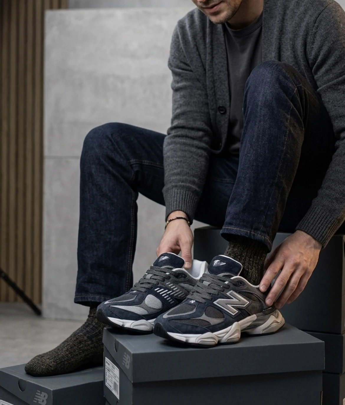 NB 9060 Blue/Grey, Кросівки, купити взуття