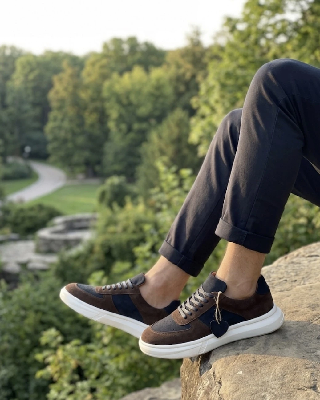 Кеди Brown & Navy, Кросівки, купити взуття