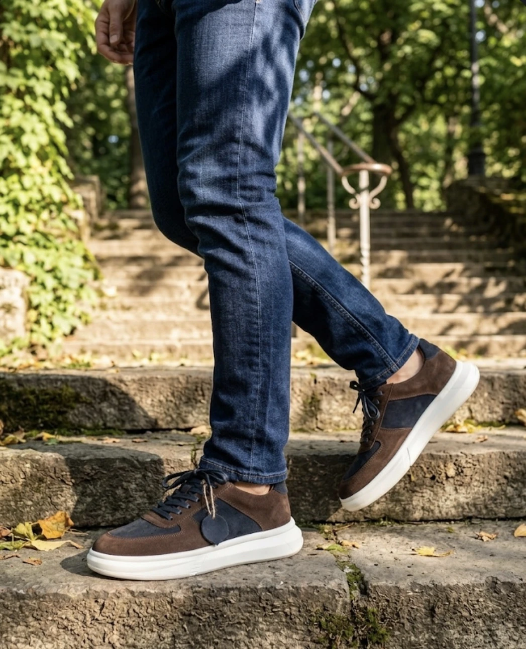 Кеди Brown & Navy, Кросівки, купити взуття