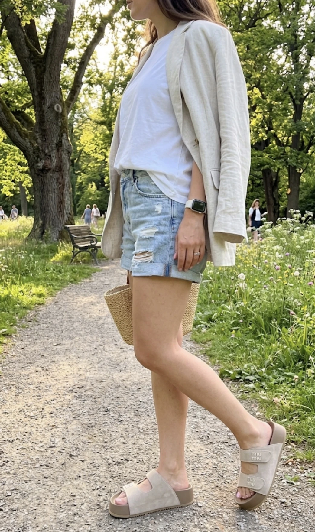 Шльопанці Miu Miu (beige), Босоніжки-шльопанці, купити взуття